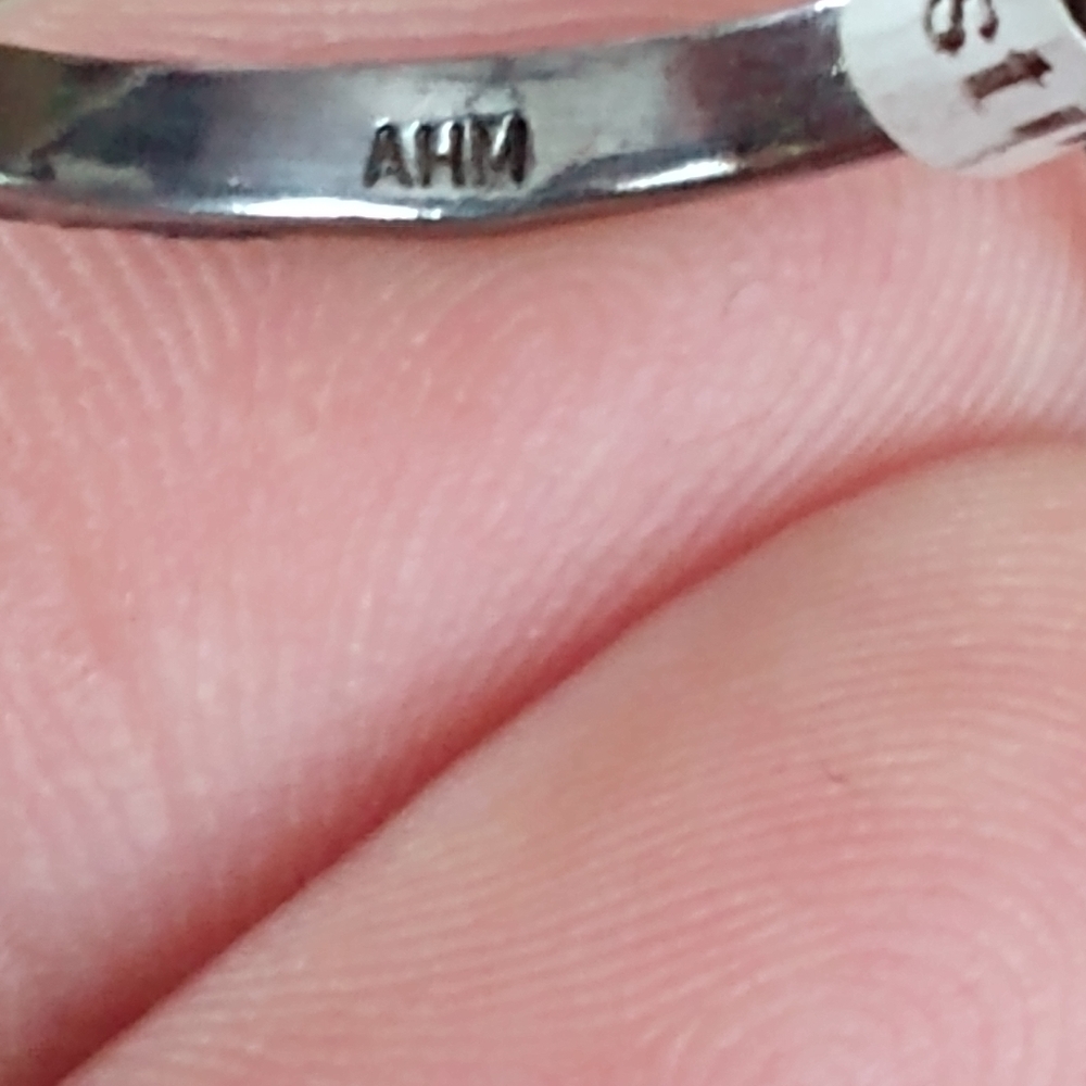 925 Sterling Silver Moonstone ring - Picture 5 of 7